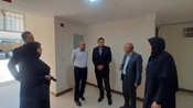 بازدید معاونت محترم پژوهشی دانشگاه به همراه رئیس پژوهشکده و اعضای محترم پژوهشکده علوم پایه پزشکی از ساختمان زایشگاه نیک نفس
